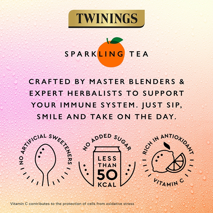 Twinings Defence Orange & Passionfruit Sparkling Drink 250ml image 4