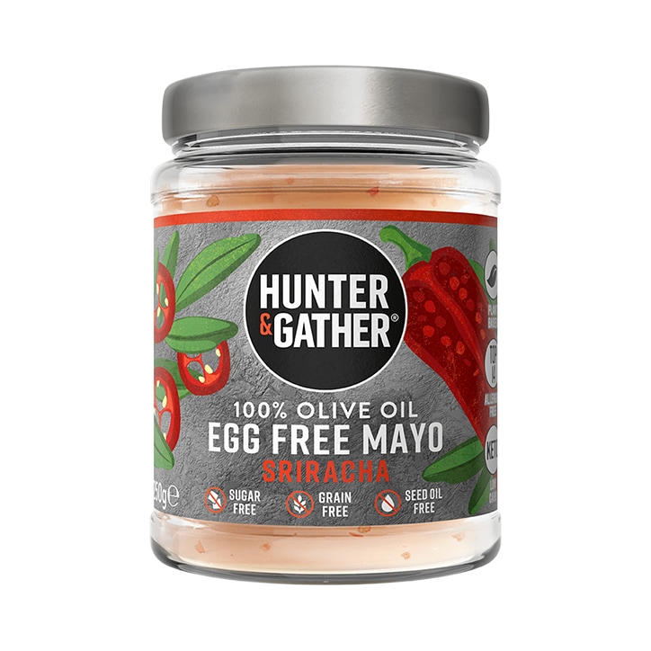 Hunter & Gather Spicy Siracha Mayonnaise (Egg Free) 250g image 1