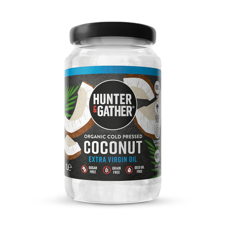 Hunter & Gather Organic Cold Pressed Extra Virgin Coconut Oil 1L image 1