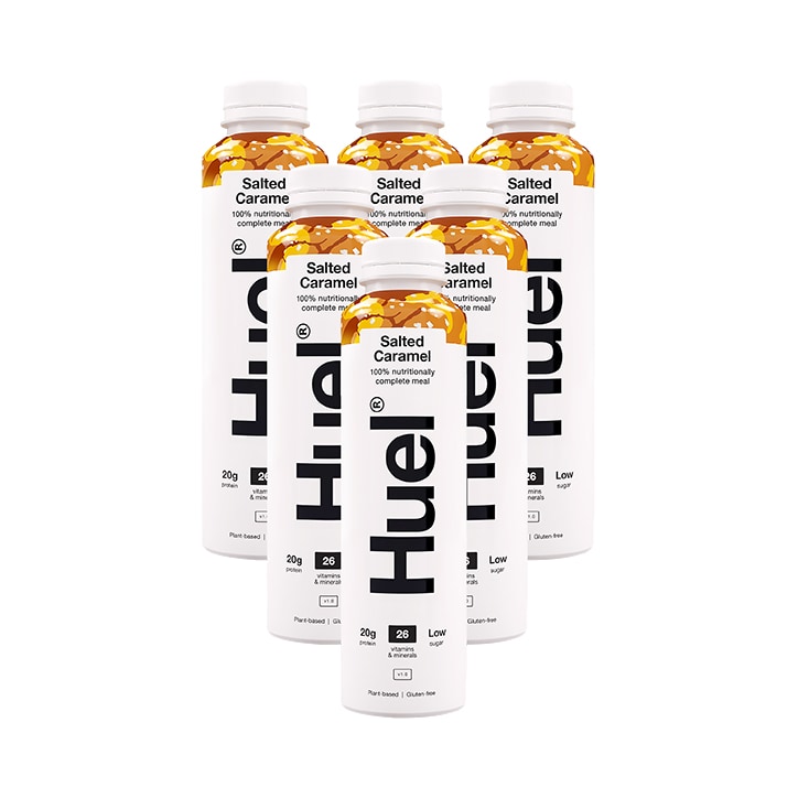 Huel 100% Nutritionally Complete Meal Salted Caramel 6 x 500ml image 1