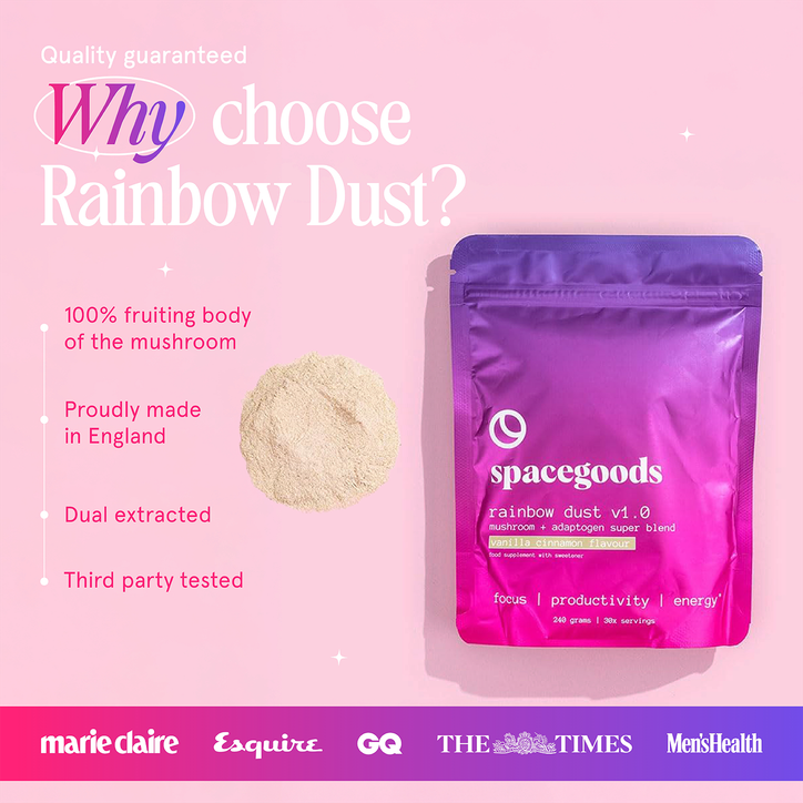 Spacegoods Rainbow Dust Vanilla Cinnamon Superfood Powder 240g image 2