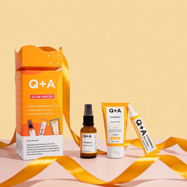 Q+A Glow Gift Heroes Skincare Gift Set image 3