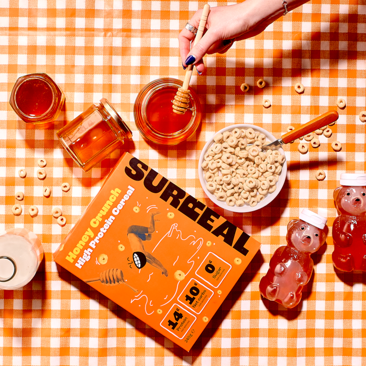 Surreal High Protein Cereal Honey Nut 240g image 2