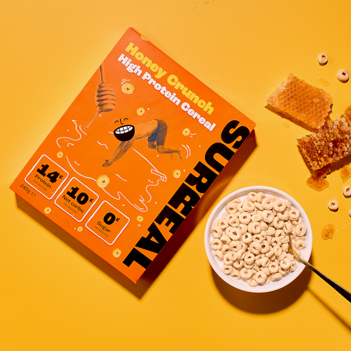 Surreal High Protein Cereal Honey Nut 240g image 3