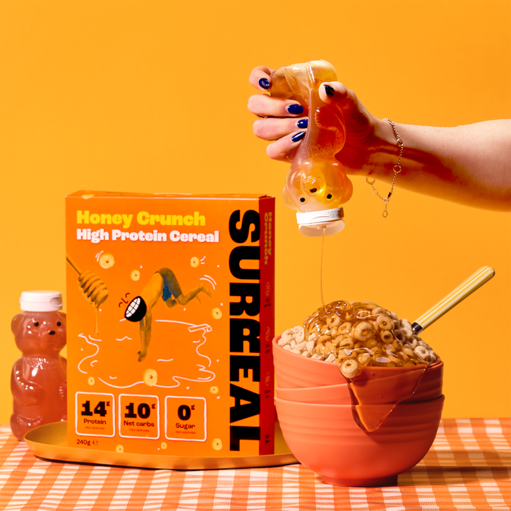 Surreal High Protein Cereal Honey Nut 240g image 4