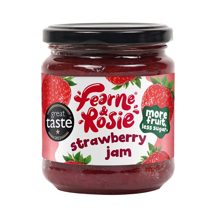 Fearne & Rosie Reduced Sugar Strawberry Jam 310g image 1