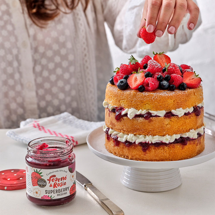 Fearne & Rosie Superberry Jam (Reduced Sugar) 310g image 2