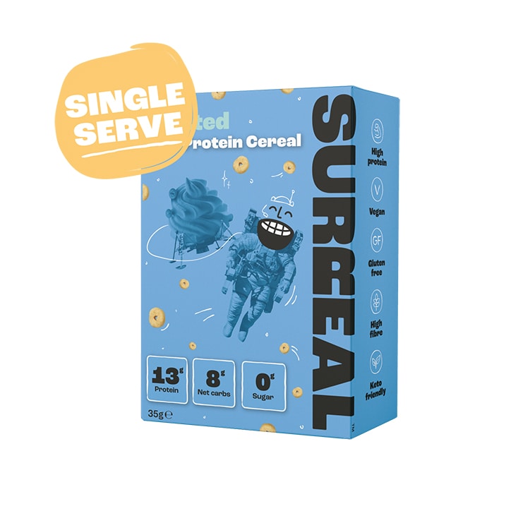 Surreal High Protein Cereal Multipack (Cocoa, Cinnamon, Frosted & Peanut Butter) 4x 35g image 3