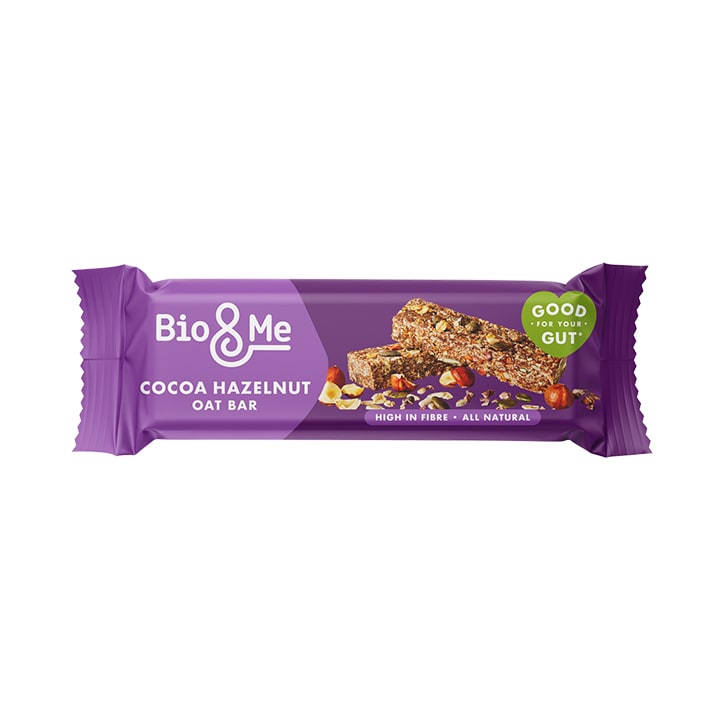 Bio&Me Cocoa Hazelnut Gut-Loving Oat Bar 38g image 1