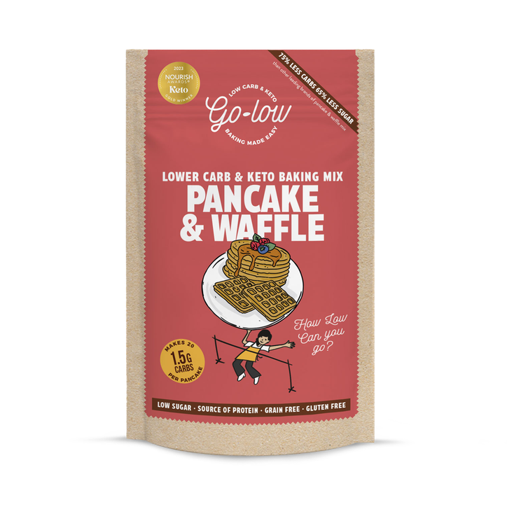 Go Low Baking Keto & Low Sugar Pancake & Waffle Mix 150G