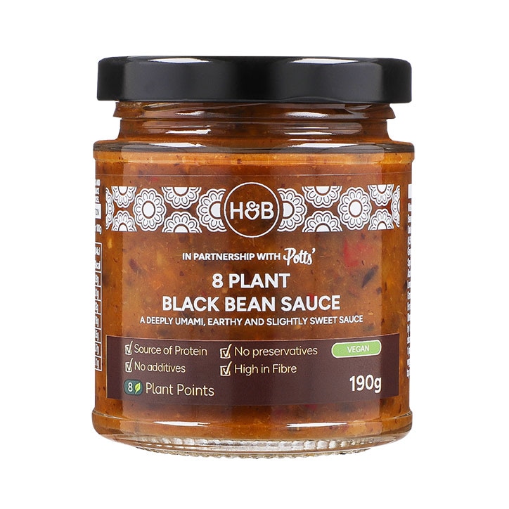 Holland & Barrett 8 Plant Black Bean Stir Fry Sauce 190g image 1