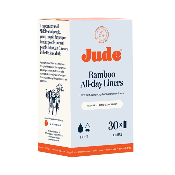 Jude Bamboo All day Liners 30 Pack image 1