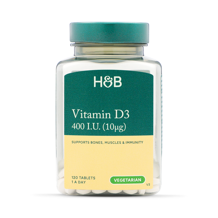 Holland & Barrett Vitamin D 400 I.U. 10ug 120 Tablets