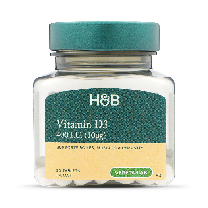 Holland & Barrett Vitamin D 400 I.U. 10ug 90 Tablets