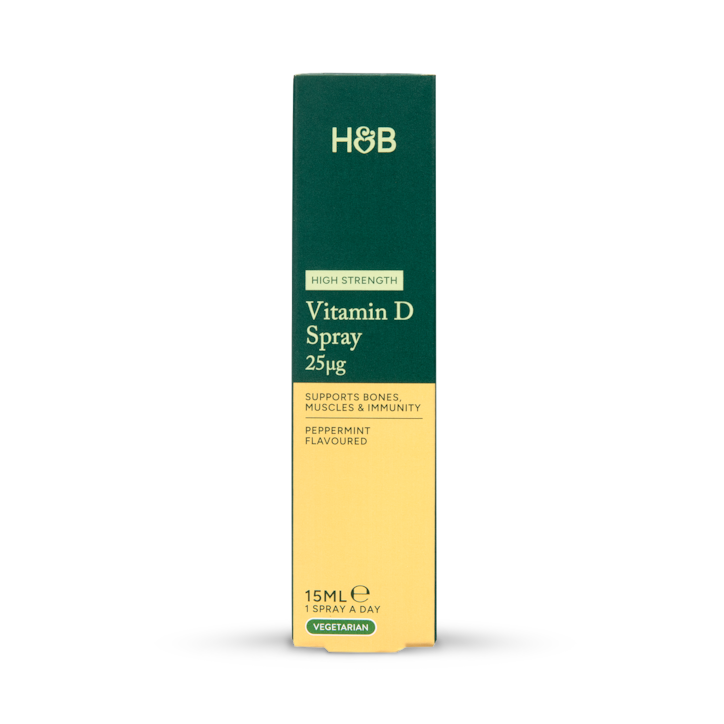 Holland & Barrett Vitamin D Spray 1000 I.U 25ug Peppermint Flavour 15ml image 1