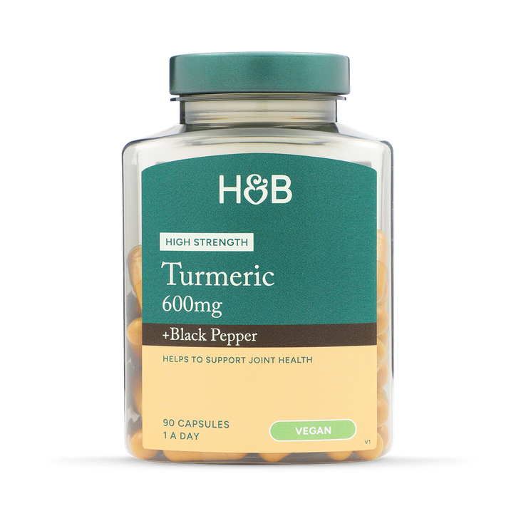 Holland & Barrett High Strength Turmeric 600mg with Black Pepper 90 Capsules