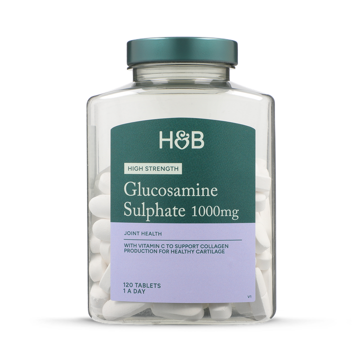 Holland & Barrett  Glucosamine Sulphate 1000mg 120 Tablets image 1