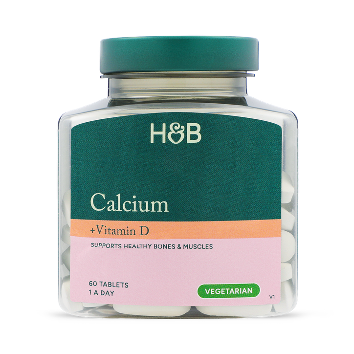 Holland & Barrett Calcium + Vitamin D 600mg 60 Tablets