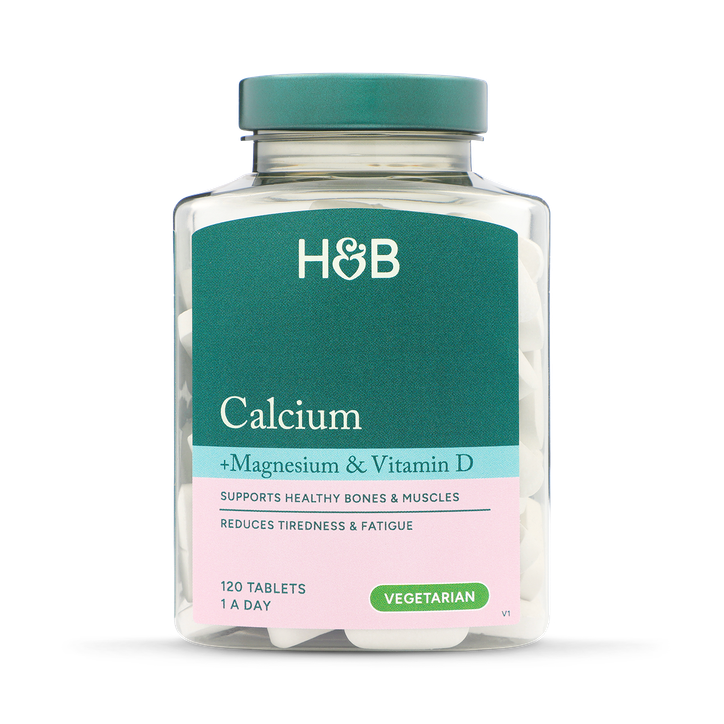 Holland & Barrett Calcium + Magnesium & Vitamin D 120 Tablets