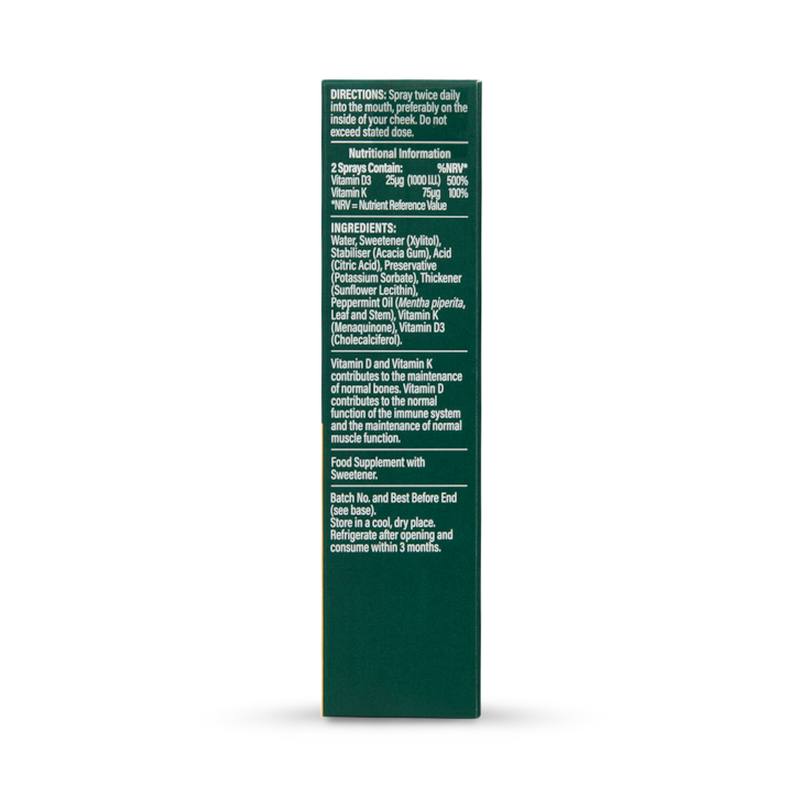 Holland & Barrett K2 And Vit D Spray Peppermint Flavour 10ml image 2