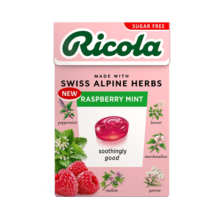 Ricola Raspberry Mint Sugar Free Sweets 45g image 1