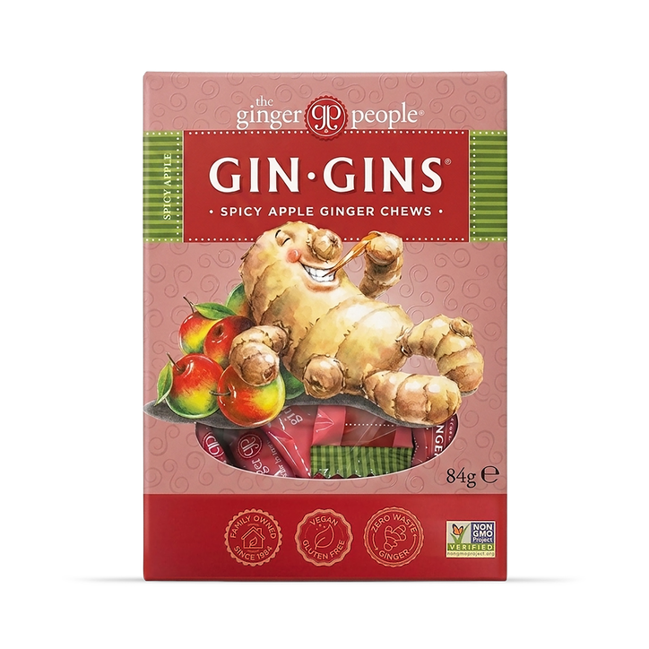 The Ginger People Gin Gins Spiced Apple Candy 84g