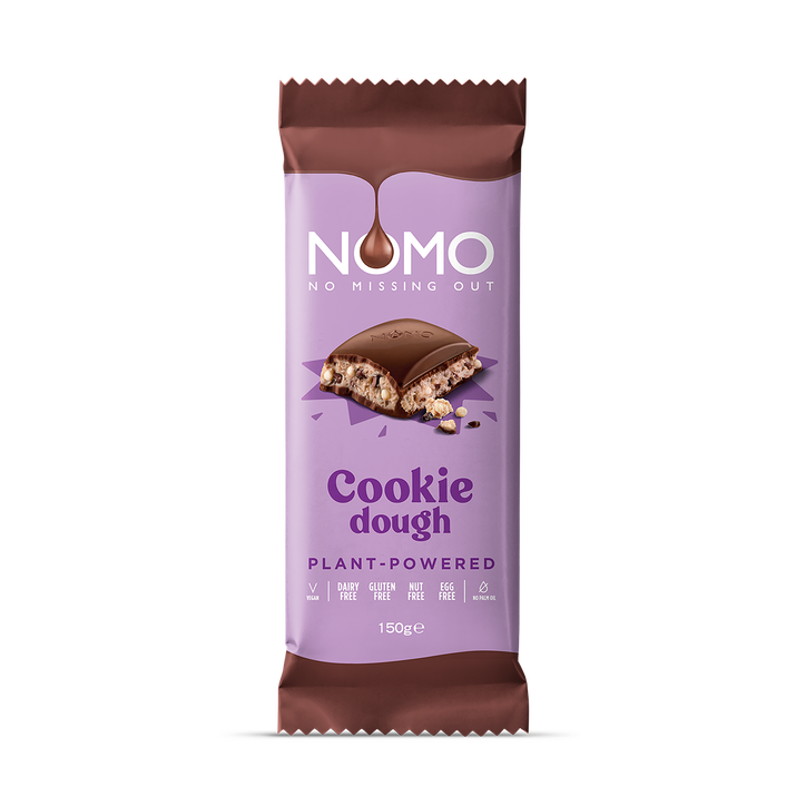 Nomo Cookie Dough Filled Chocolate Bar 150g image 1