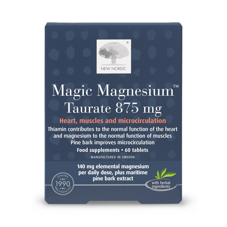 New Nordic Magic Magnesium Taurate 875mg 60 Tablets image 1