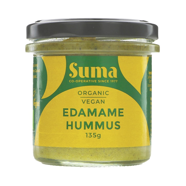 Suma Organic Edamame Hummus 135g image 1