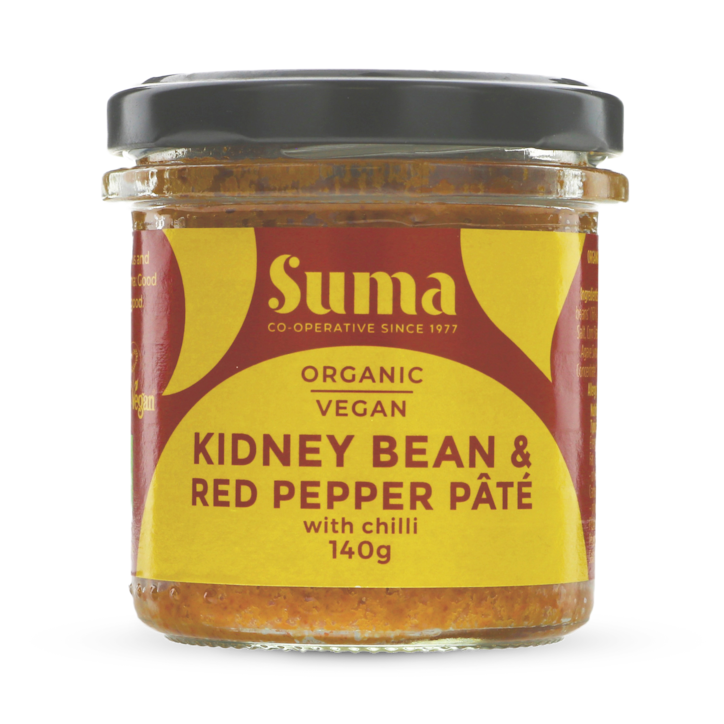 Suma Kidney Bean & Red Pepper Pate 140g image 1