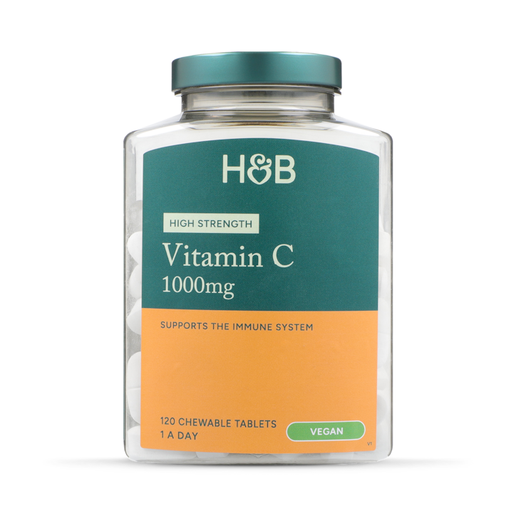 Holland & Barrett High Strength Chewable Vitamin C 1000mg 120 Tablets image 2