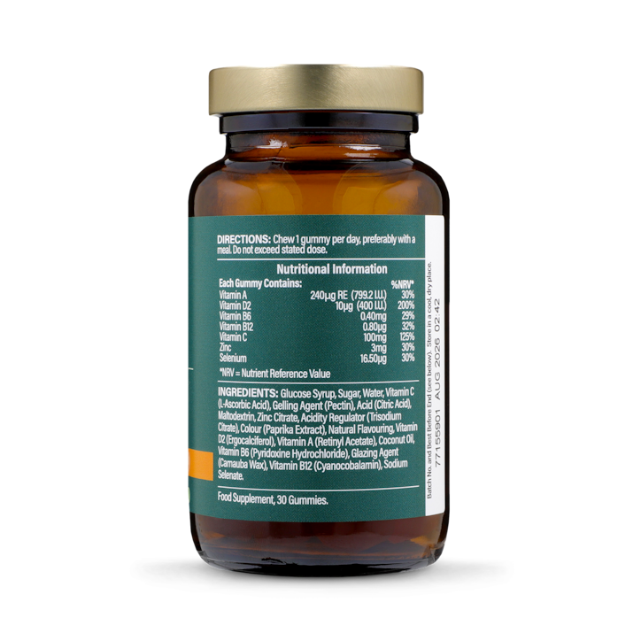 Holland & Barrett Immunity Orange Flavour 30 Gummies image 2