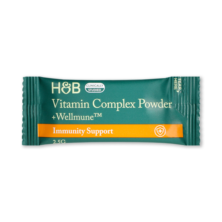 Holland & Barrett Wellmune Vitamin Complex Orange Flavour Powder 30 Sachets image 3