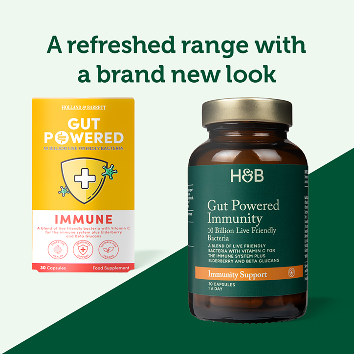Holland & Barrett Gut Powered Immunity 30 Capsules image 4