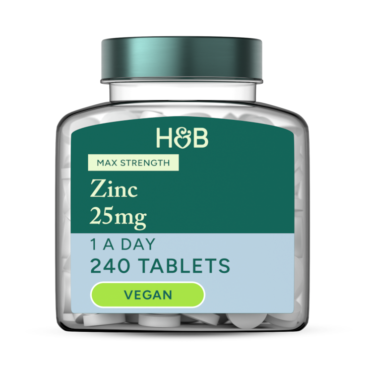 Holland & Barrett Zinc 25mg 240 Tablets image 1