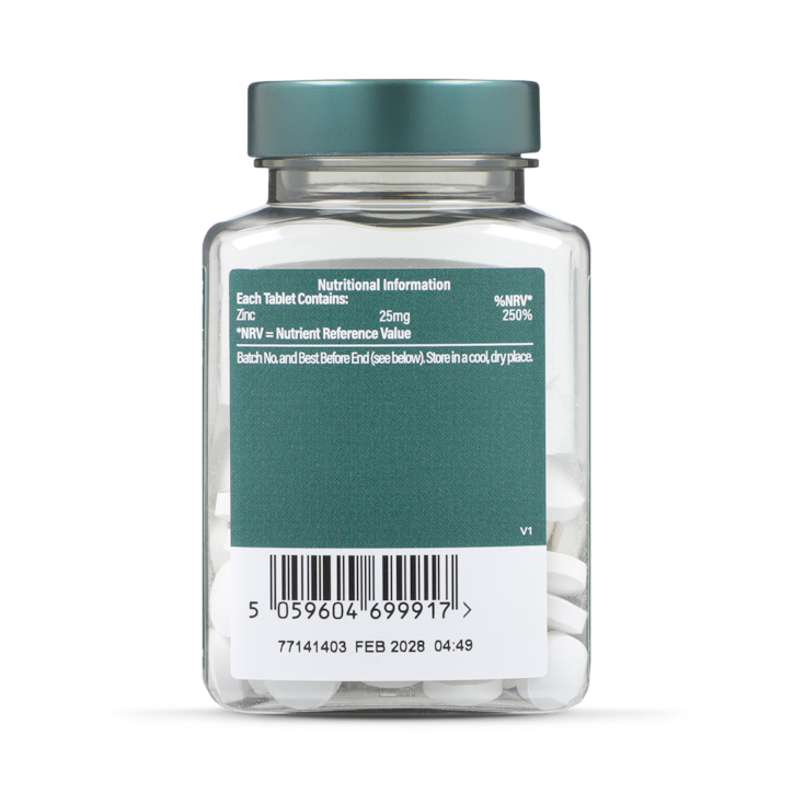 Holland & Barrett Zinc 25mg 120 Tablets image 3