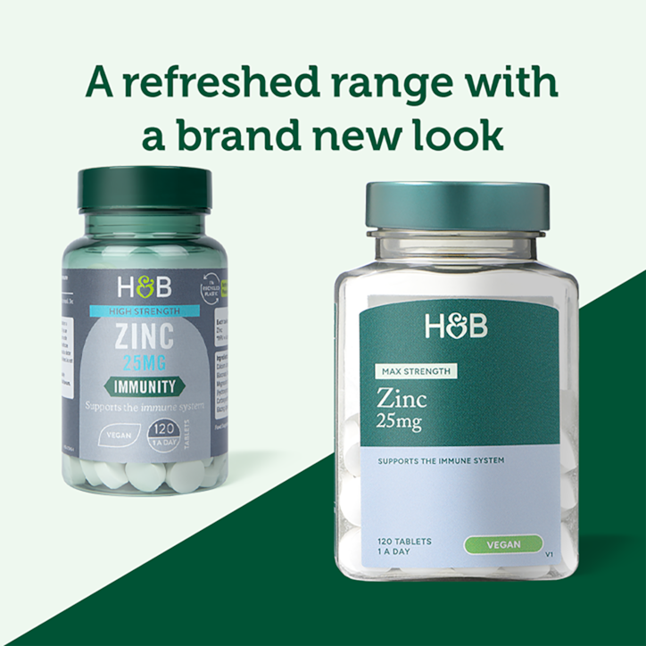 Holland & Barrett Zinc 25mg 120 Tablets image 4