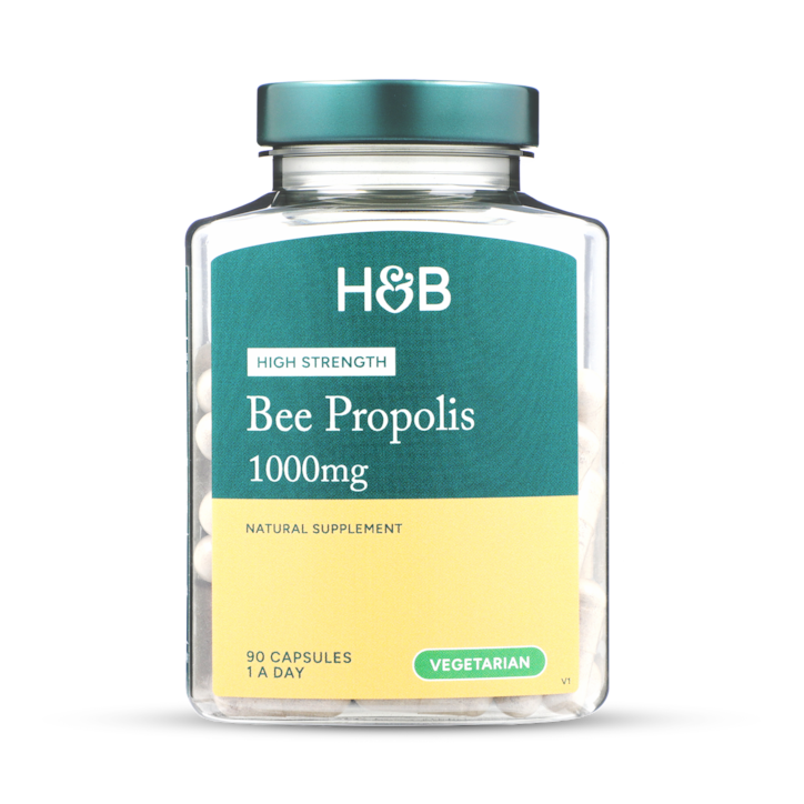 Holland & Barrett Bee Propolis 1000mg 90 Capsules image 1