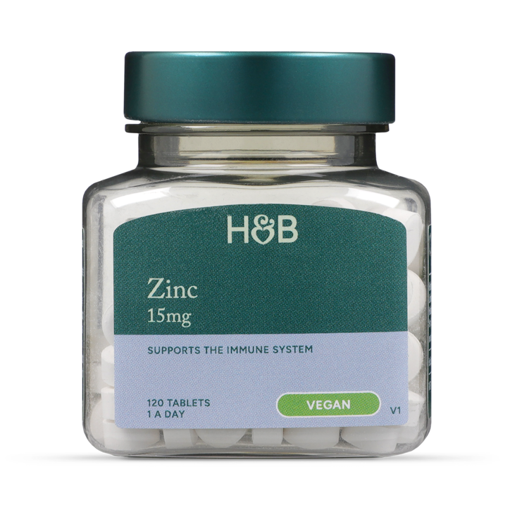 Holland & Barrett Zinc 15mg 120 Tablets image 1