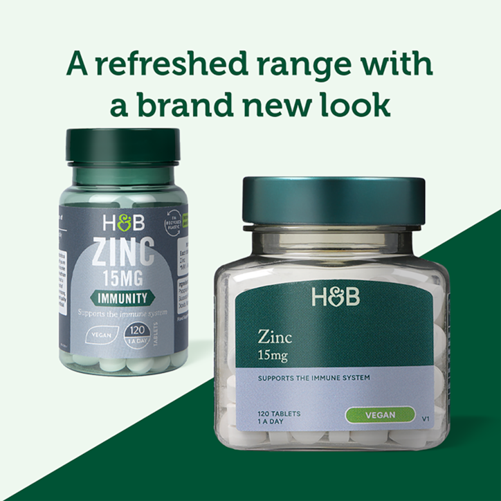 Holland & Barrett Zinc 15mg 120 Tablets image 3