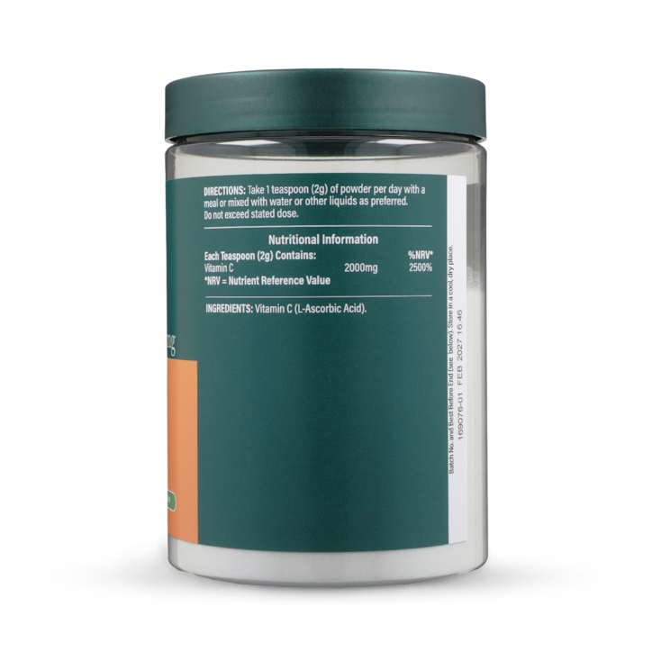 Holland & Barrett Vitamin C 2000mg 567g Powder image 2