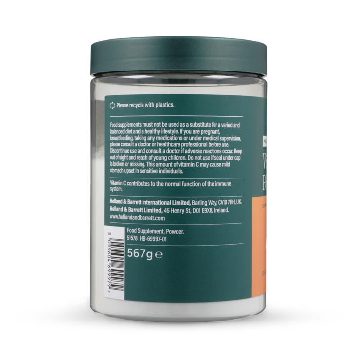 Holland & Barrett Vitamin C 2000mg 567g Powder image 3