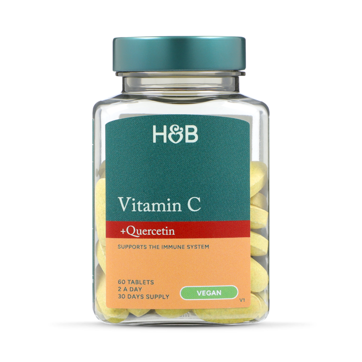 Holland & Barrett Quercetin Plus Vitamin C 60 Tablets image 1