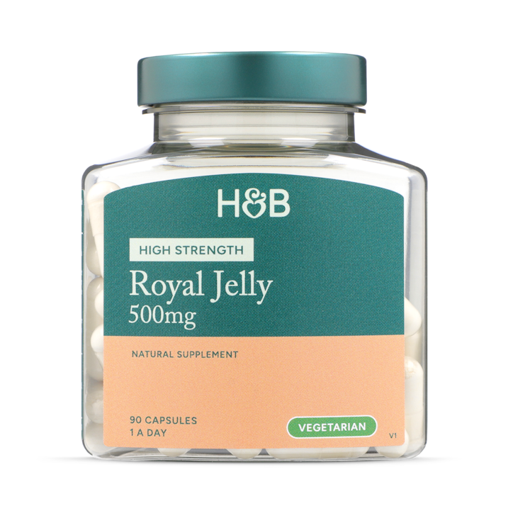 Holland & Barrett High Strength Royal Jelly 500mg 90 Capsules image 1
