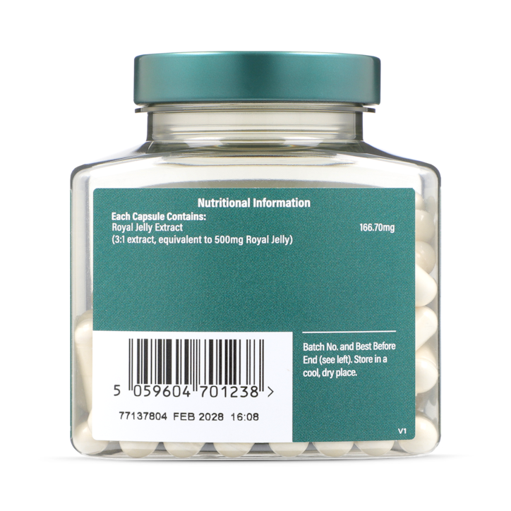Holland & Barrett High Strength Royal Jelly 500mg 90 Capsules image 2