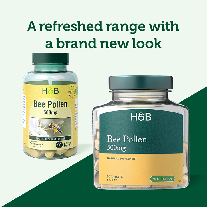 Holland & Barrett Bee Pollen 500mg 90 Tablets image 4