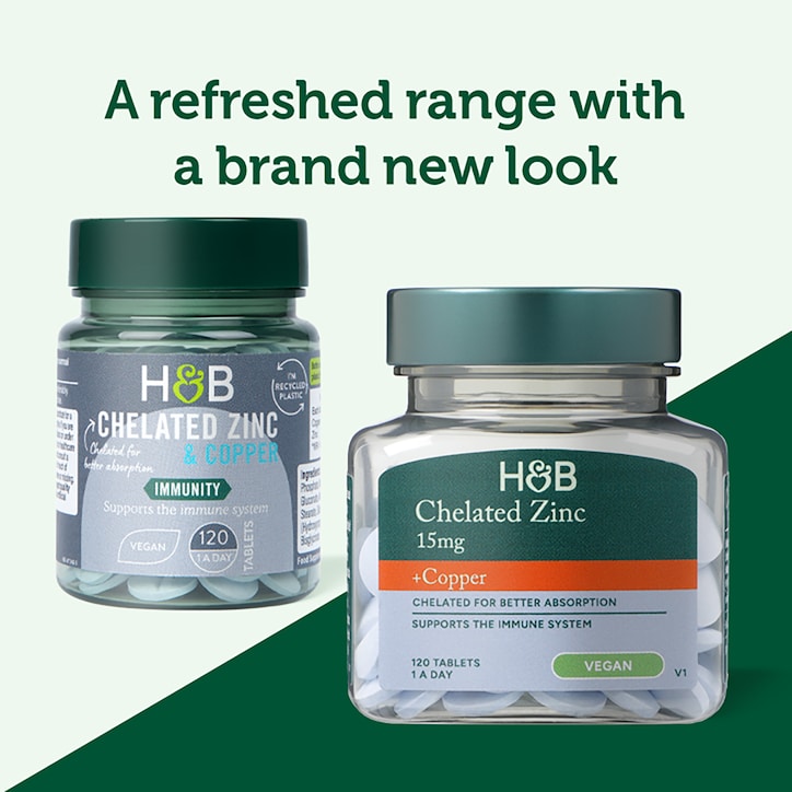 Holland & Barrett Zinc & Copper 15mg 120 Tablets image 4