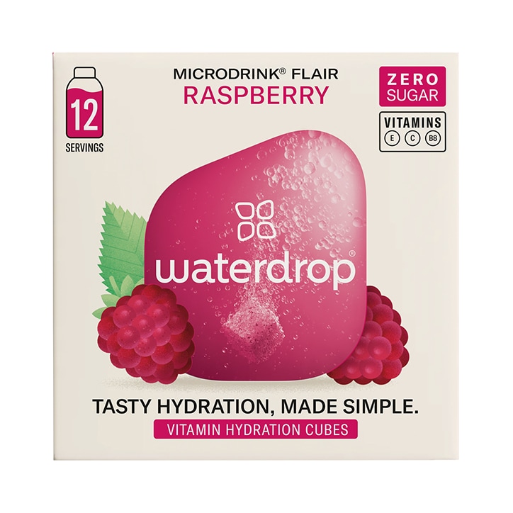 Waterdrop Flair Raspberry Microdrink 12x Hydration Cubes image 1