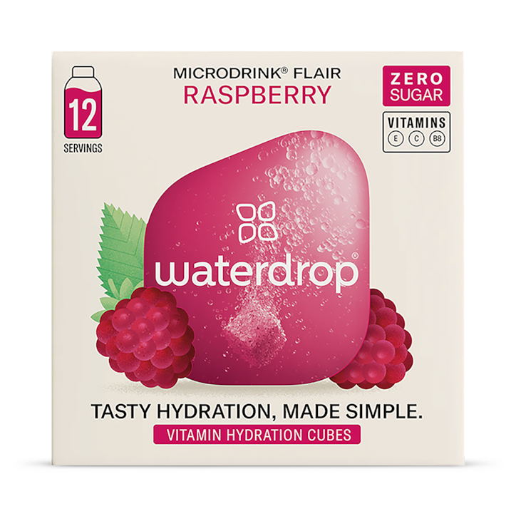Waterdrop Flair Raspberry Microdrink 12x Hydration Cubes image 1