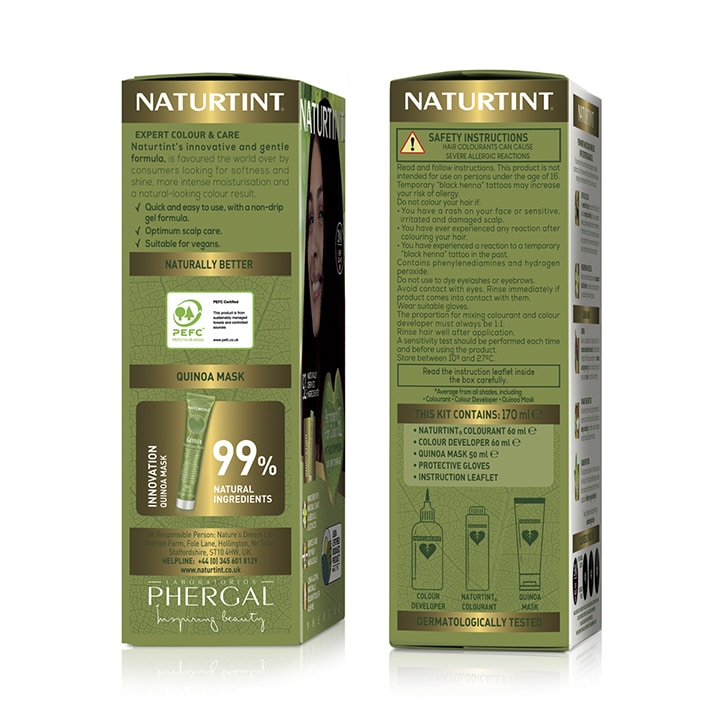 Naturtint Permanent Hair Colour Gel 2WN (Radiant Natural Brown-Black) image 3